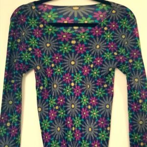 Pleats Please Issey Miyake Flower shirt